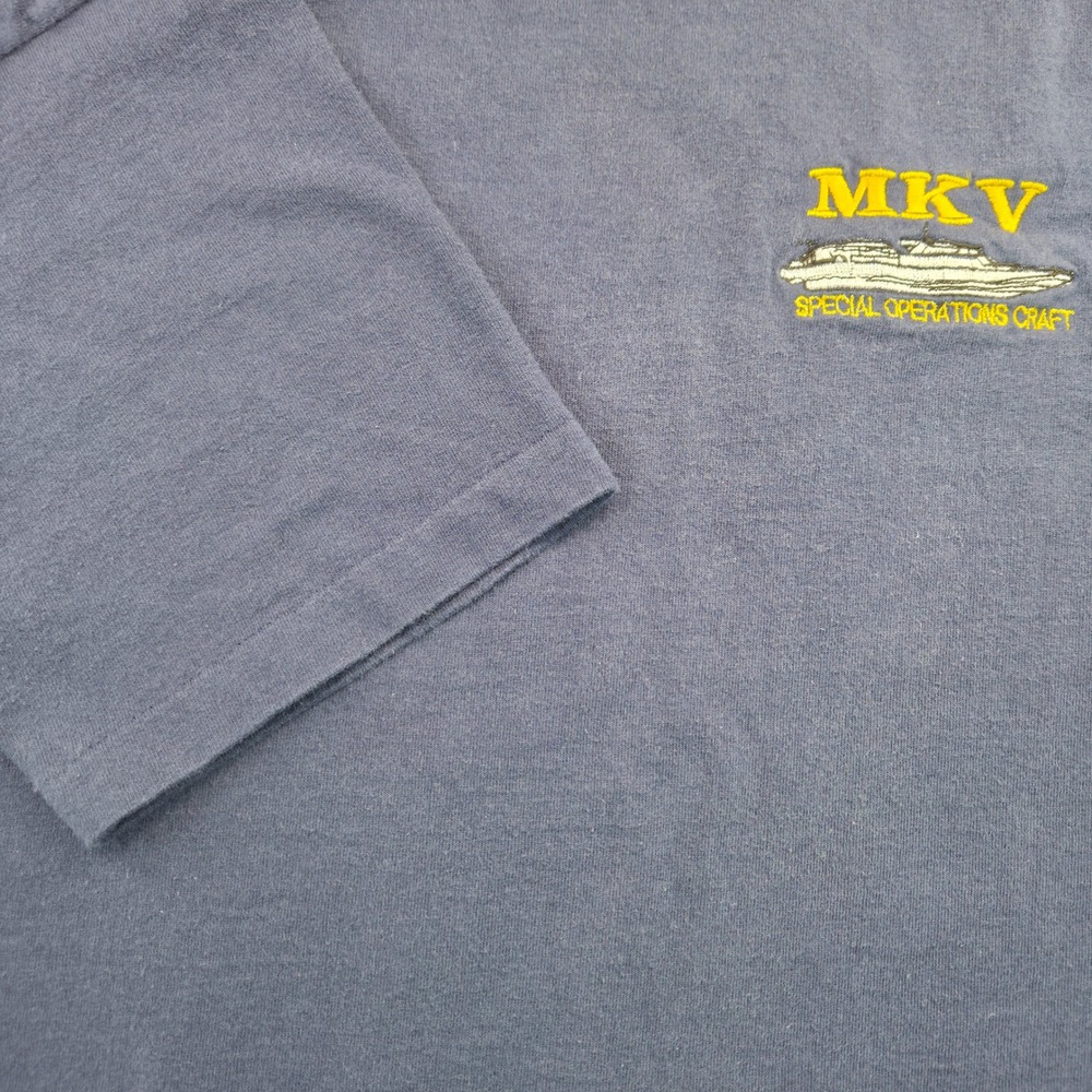 VTG 90s/2000s MKV Special Operations Craft Military T Shirt USA Embroidered L